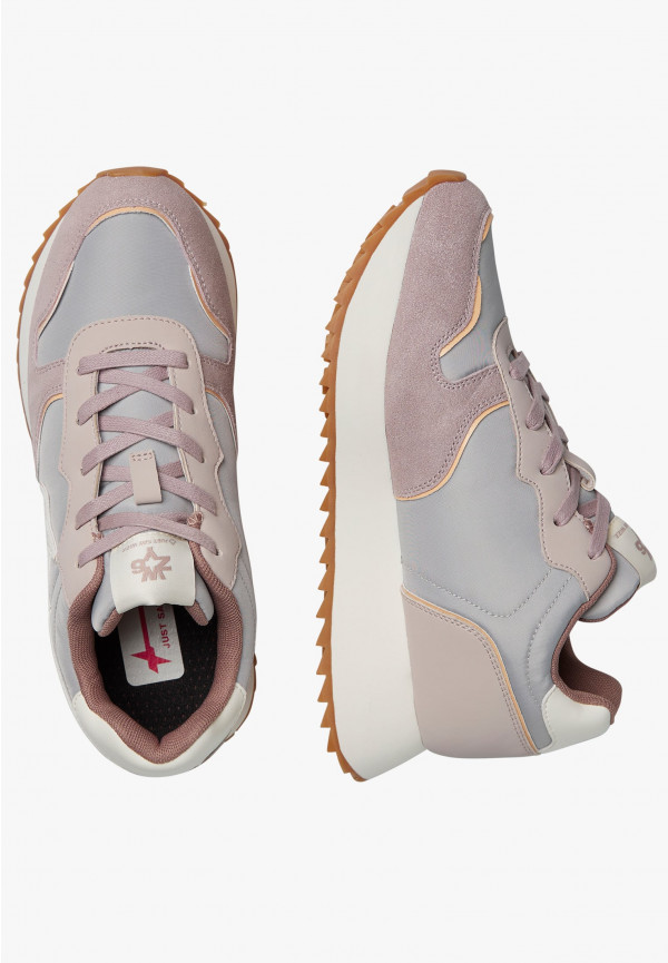 W6yz Sneakers in suede e tessuto tecnico Rosa -JET-W Shopping Online