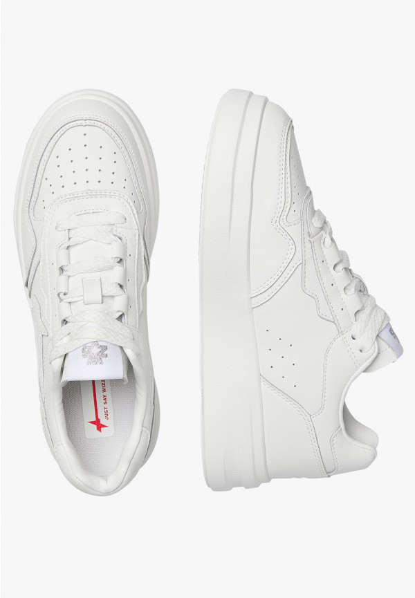 W6yz Sneakers in pelle Bianco ghiaccio -XENIA W Online