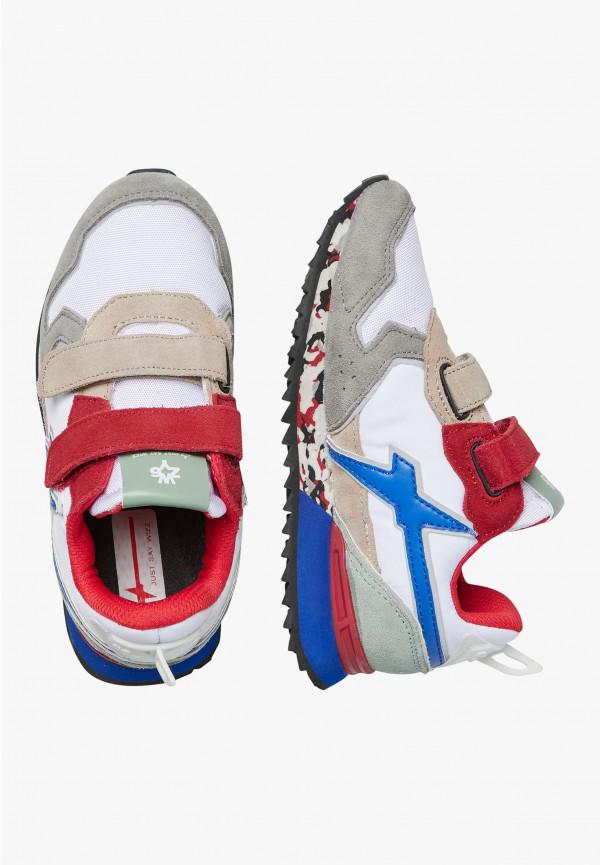 W6yz Sneakers in tessuto tecnico e suede Grigio -JET VL-J Saldi Di Fabbrica
