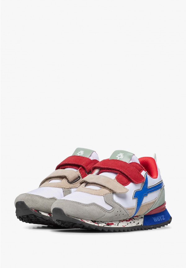 W6yz Sneakers in tessuto tecnico e suede Grigio -JET VL-J Saldi Di Fabbrica
