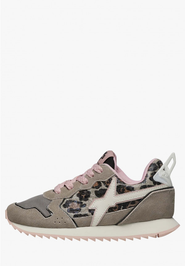 W6yz Sneakers in tessuto tecnico e suede Grigio -JET-J Moda