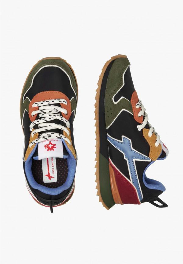 W6yz Sneakers in tessuto tecnico e suede Militare -JET-J 2025