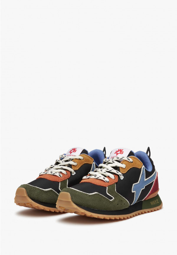 W6yz Sneakers in tessuto tecnico e suede Militare -JET-J 2025