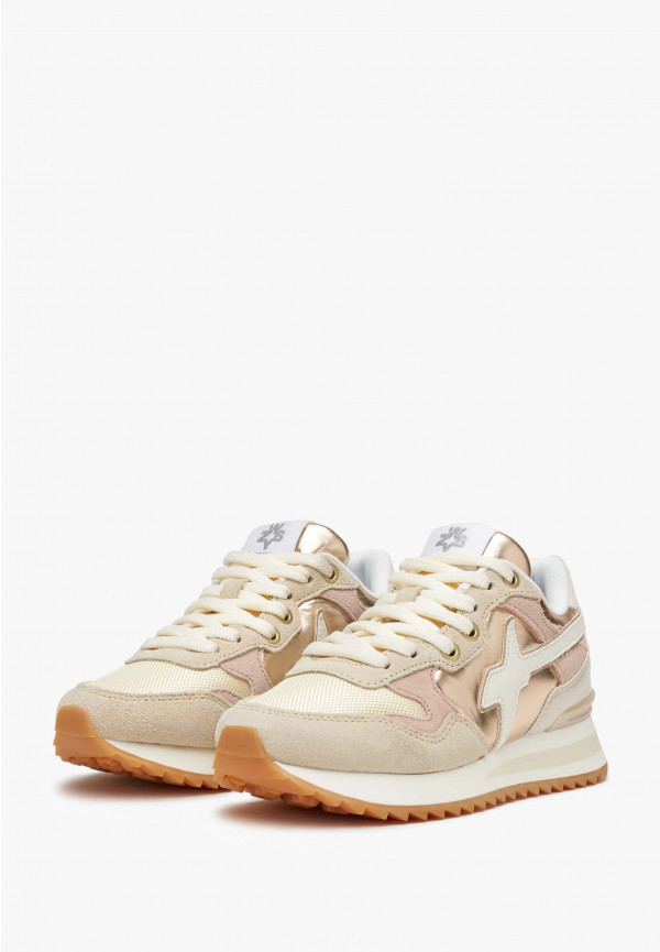 W6yz Sneakers in suede e tessuto tecnico Beige -YAK-J 2025