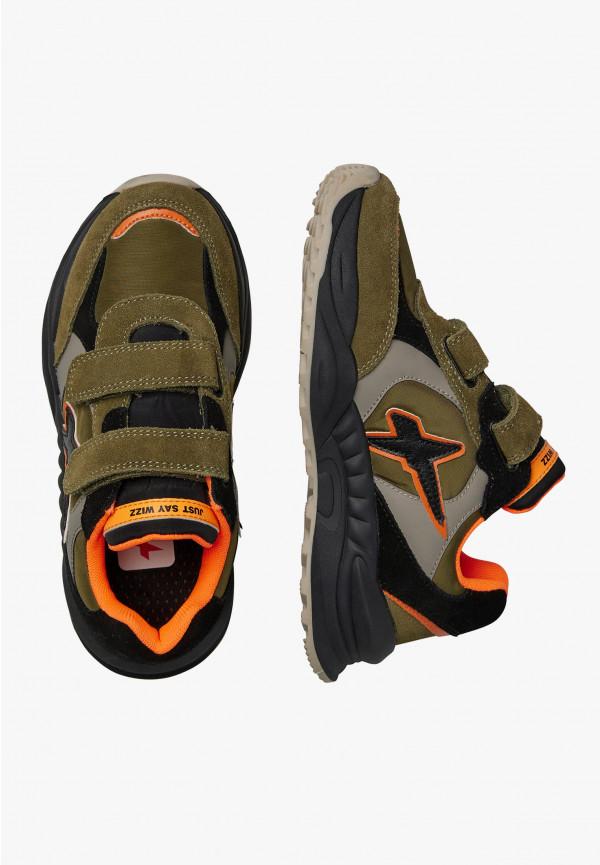W6yz Sneakers in suede e tessuto tecnico Militare -CHEWINGUM JUNIOR VL Qualità
