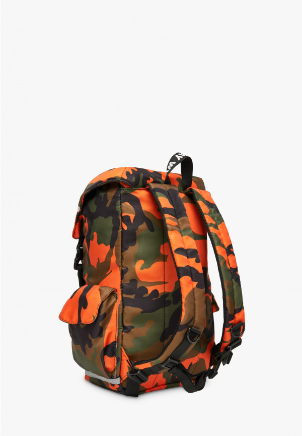W6yz Zaino con stampa camouflage Arancione -BOOST Soddisfazione Garantita