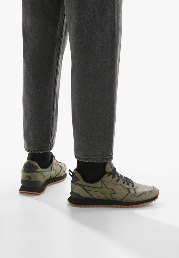 W6yz Sneakers in suede Militare -JET-M Negozi Online