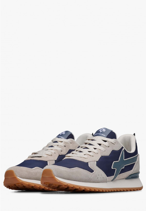 W6yz Sneakers in tessuto tecnico e suede Beige -JET-M Consegna Veloce