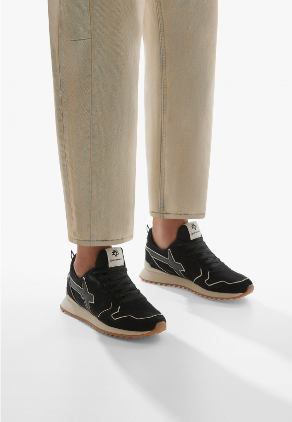 W6yz Sneakers in suede Nero -JET-M Fino Al -60%