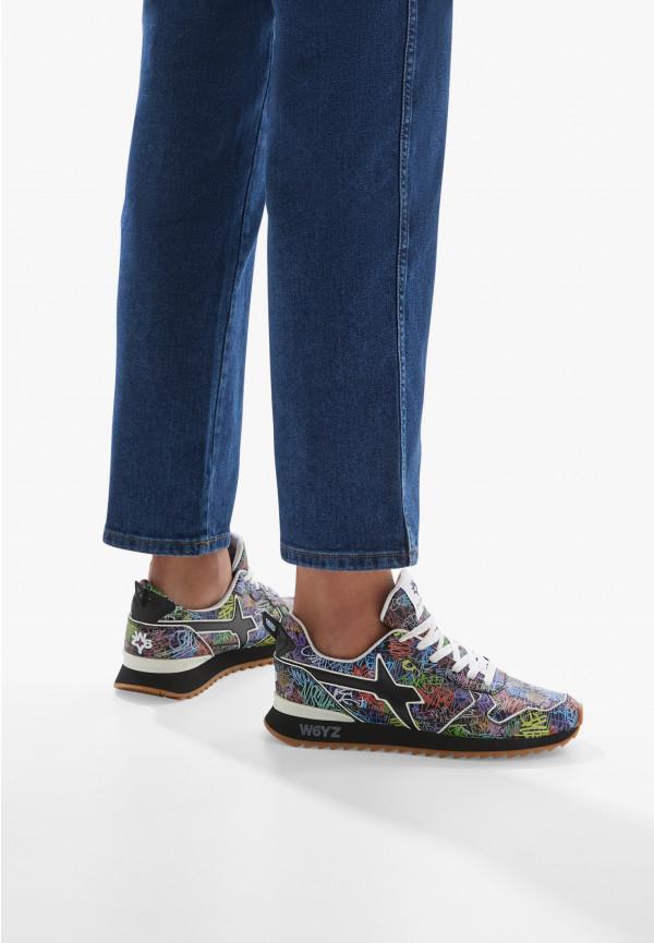 W6yz Sneakers in ecopelle Nero -JET-M Shopping Online