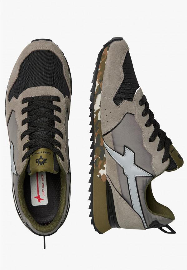 W6yz Sneakers in tessuto tecnico e suede Grigio-Nero -JET-M Convenienza