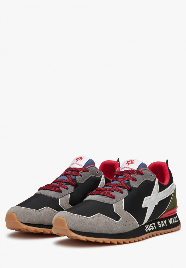 W6yz Sneakers in tessuto tecnico e suede Grigio -JET-M Presa