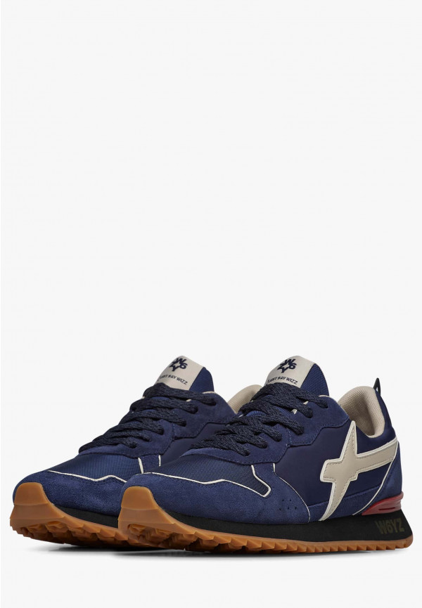 W6yz Sneakers in tessuto tecnico e suede Navy -JET-M Online
