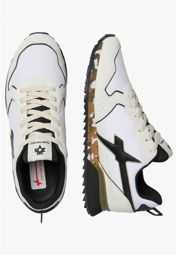 W6yz Sneakers in tessuto tecnico e suede Beige-Nero -JET-M Outlet