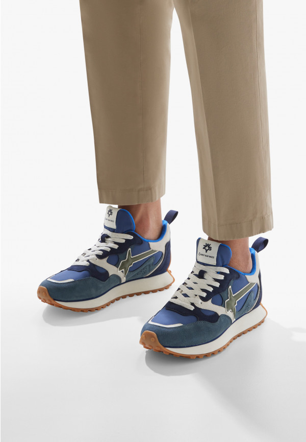 W6yz Sneakers in suede e tessuto tecnico Navy -LOOP-M Hotsell