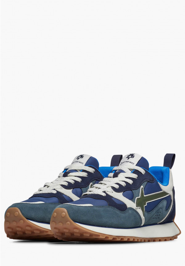 W6yz Sneakers in suede e tessuto tecnico Navy -LOOP-M Hotsell