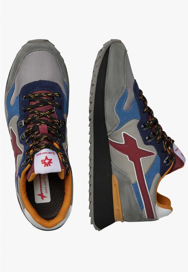 W6yz Sneakers in suede e tessuto tecnico Antracite -YAK-M Vendite Flash