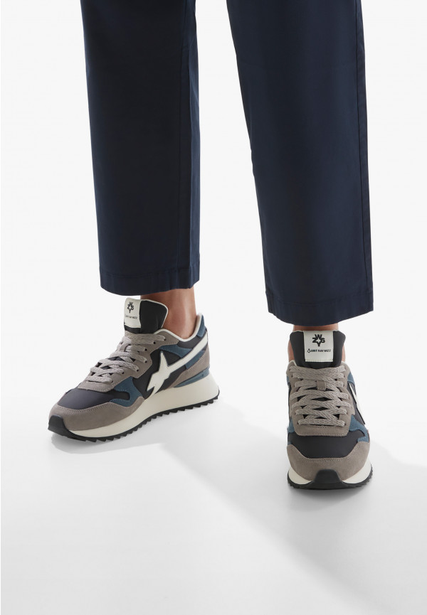 W6yz Sneakers in tessuto tecnico e suede Grigio -YAK-M In Saldo