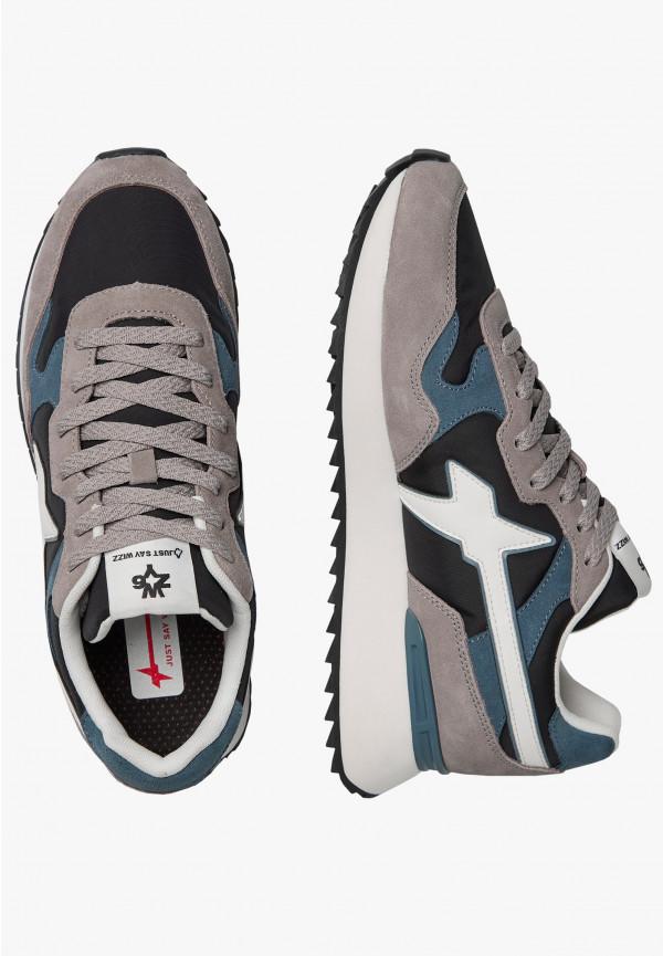 W6yz Sneakers in tessuto tecnico e suede Grigio -YAK-M In Saldo