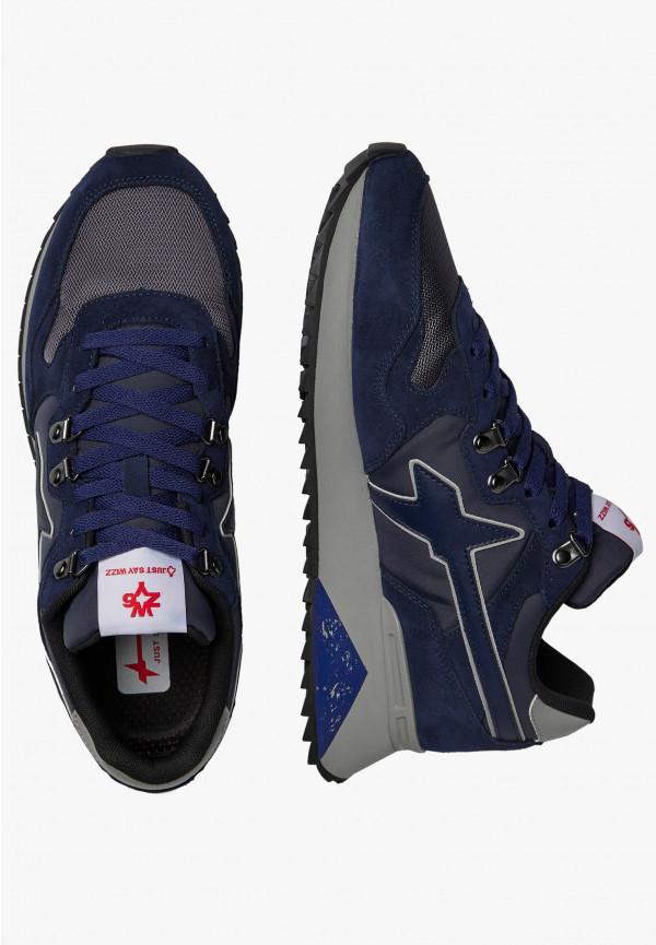 W6yz Sneakers in tessuto tecnico e suede Blu -YAK-M Nuova