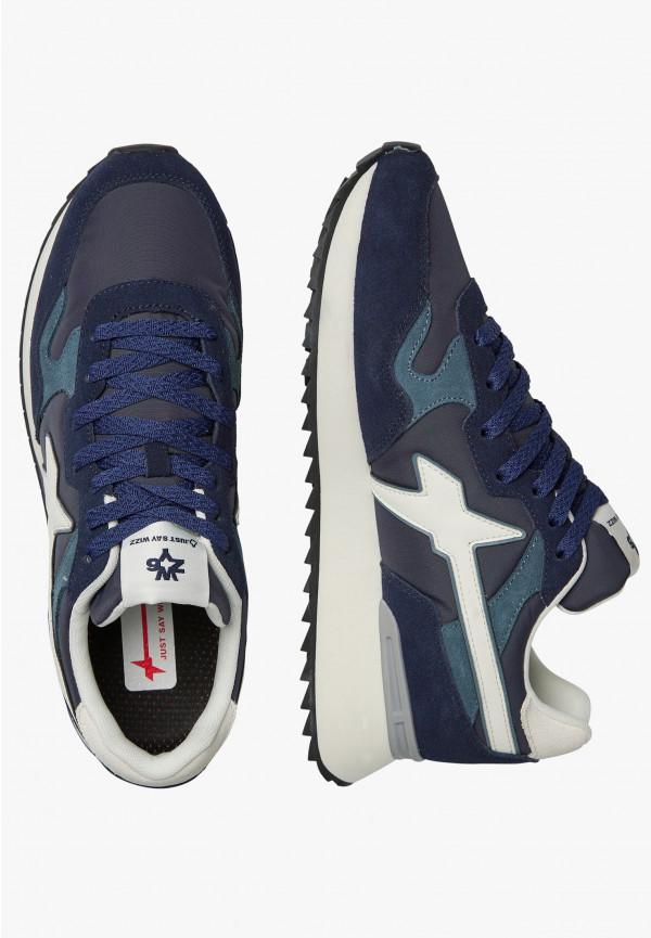 W6yz Sneakers in tessuto tecnico e suede Navy -YAK-M Moda