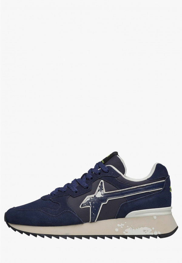 W6yz Sneakers in tessuto tecnico e suede Navy -YAK-M 2025