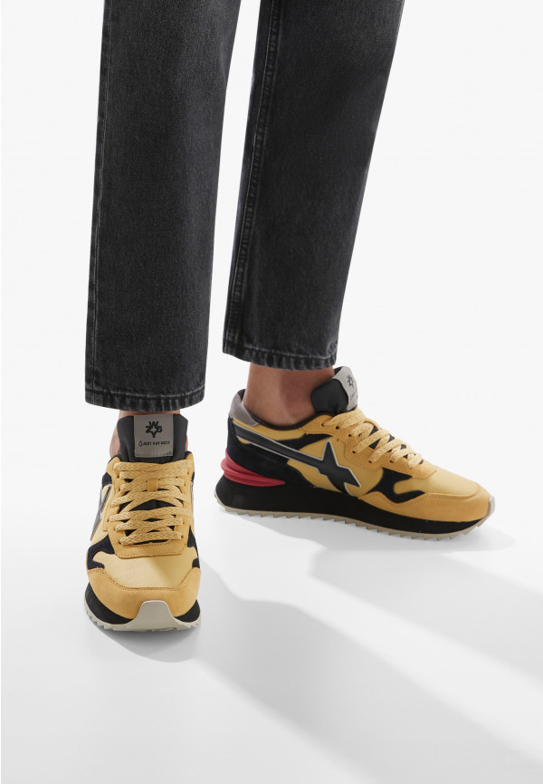 W6yz Sneakers in tessuto tecnico e suede Zucca -YAK-M Italia