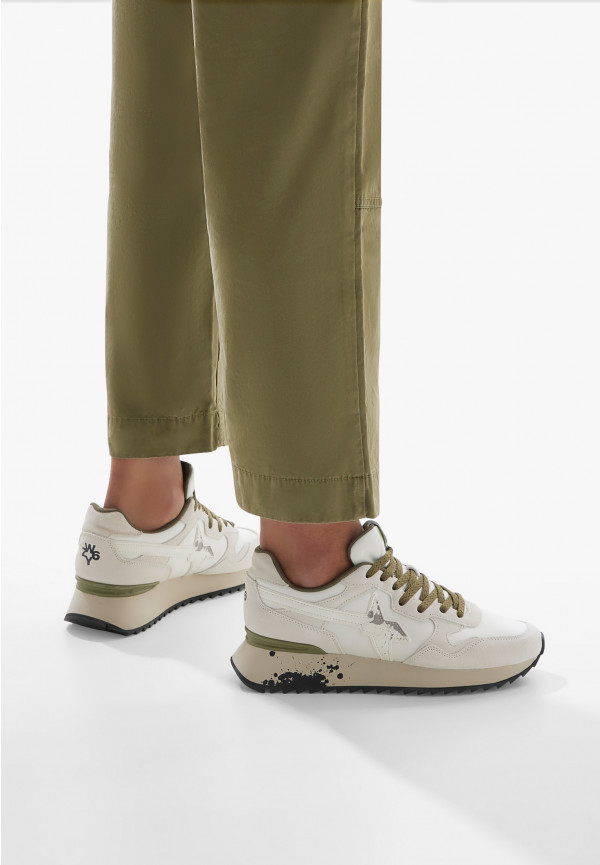 W6yz Sneakers in tessuto tecnico e suede Bianco -YAK-M 2025