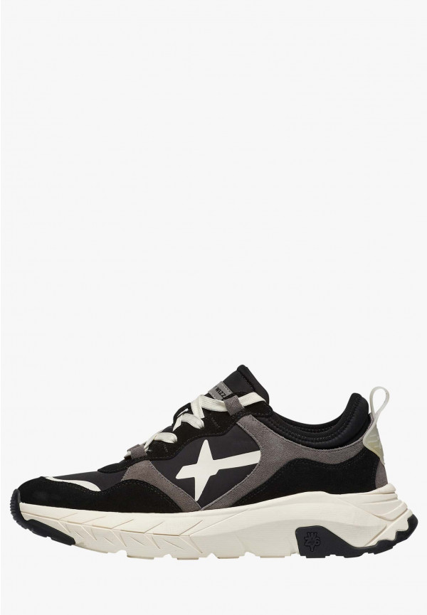 W6yz Sneakers in suede e tessuto tecnico Nero -NEXT-M Pezzi Unici