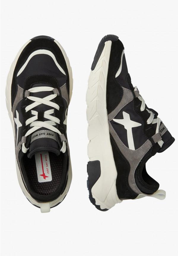 W6yz Sneakers in suede e tessuto tecnico Nero -NEXT-M Pezzi Unici