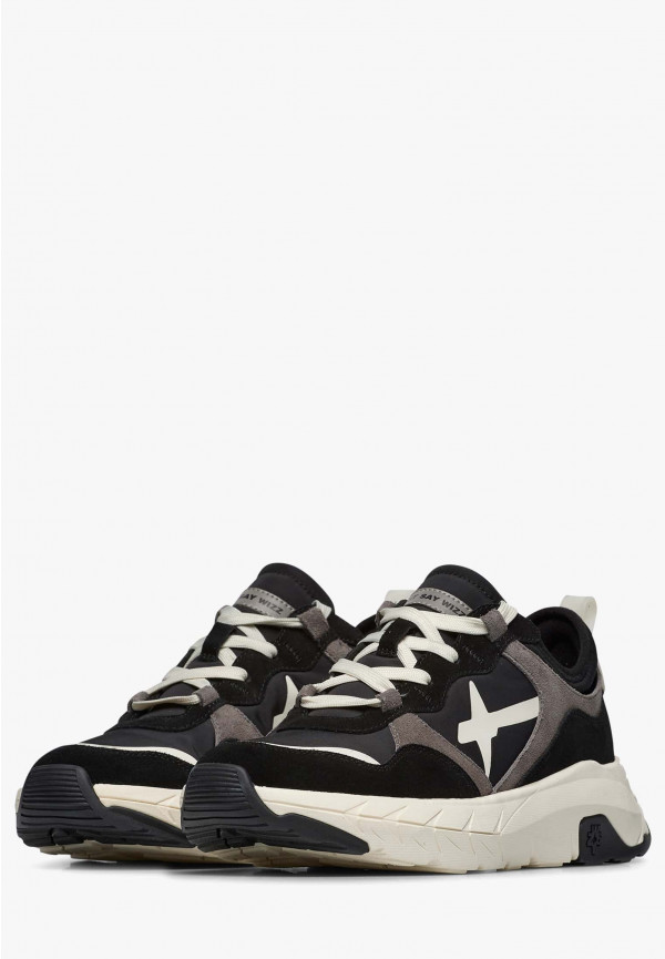 W6yz Sneakers in suede e tessuto tecnico Nero -NEXT-M Pezzi Unici