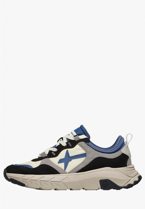 W6yz Sneakers in suede e tessuto tecnico Grigio -NEXT-M Soddisfazione Garantita