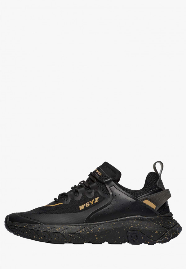 W6yz Sneakers in ecopelle e tessuto tecnico Nero -WILL-M Acquista Ora