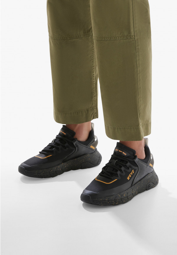 W6yz Sneakers in ecopelle e tessuto tecnico Nero -WILL-M Acquista Ora