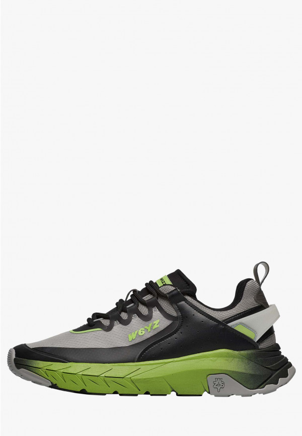 W6yz Sneakers in ecopelle e tessuto tecnico Grigio -WILL-M Consegna Veloce