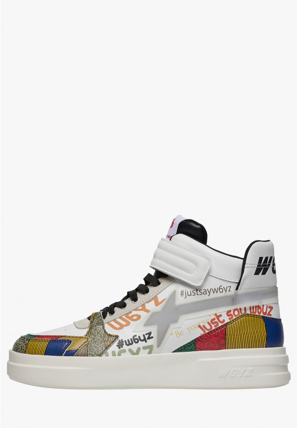 W6yz Sneakers alla caviglia in pelle Bianco -Q-UNI Prezzo Ridotto
