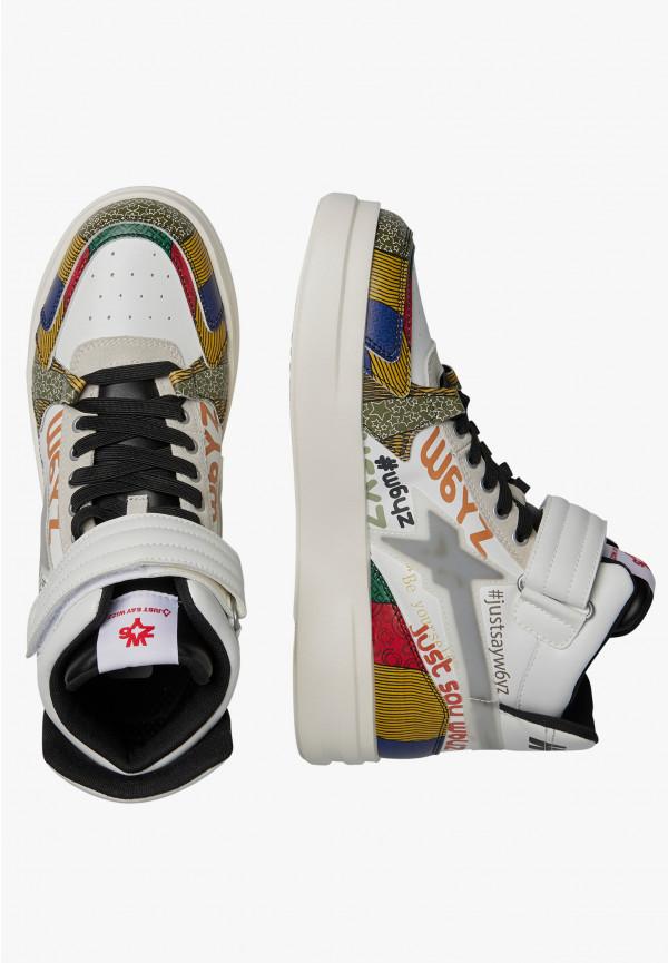 W6yz Sneakers alla caviglia in pelle Bianco -Q-UNI Prezzo Ridotto