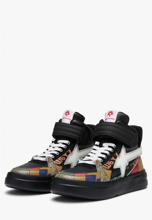 W6yz Sneakers alla caviglia in pelle Nero -Q-UNI Presa