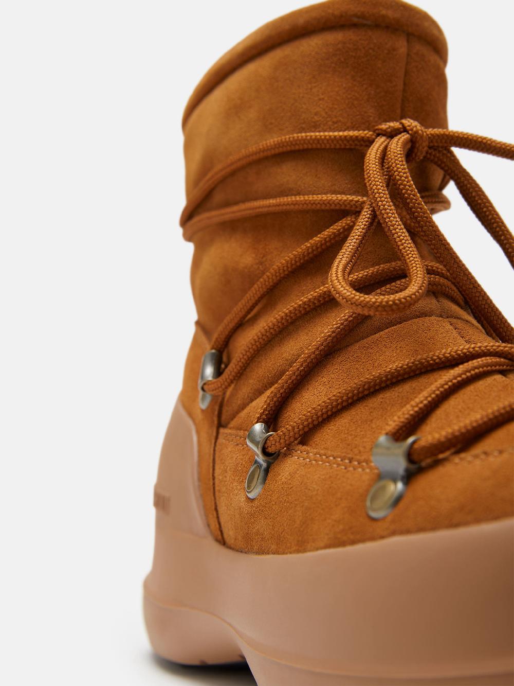 Moon Boot STIVALE LUNA COGNAC IN PELLE SCAMOSCIATA 2025