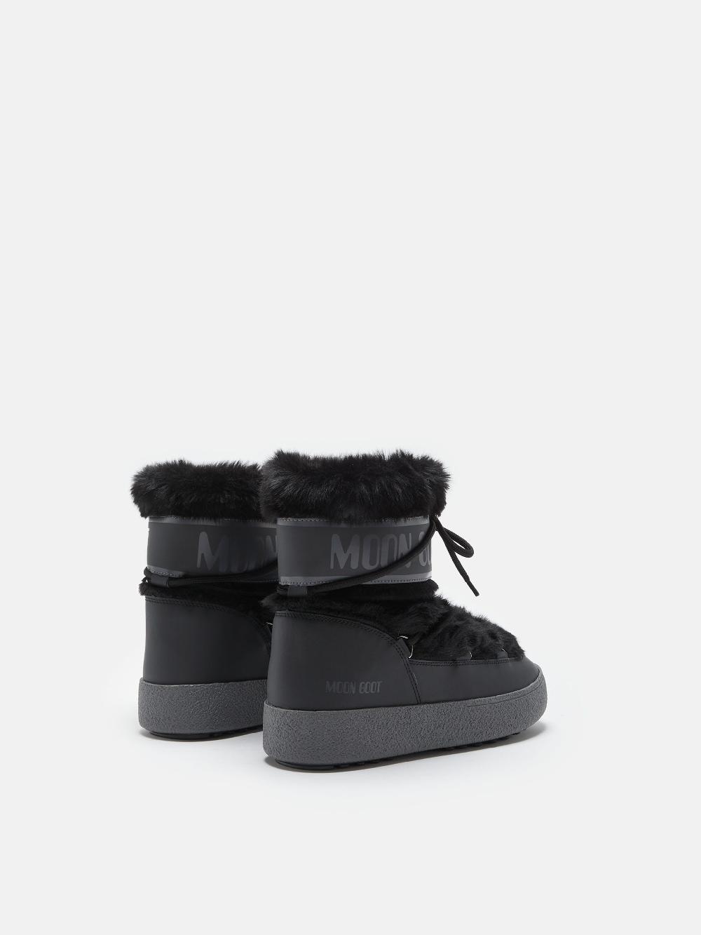 Moon Boot LTRACK LOW FAUX FUR NERO Vendita