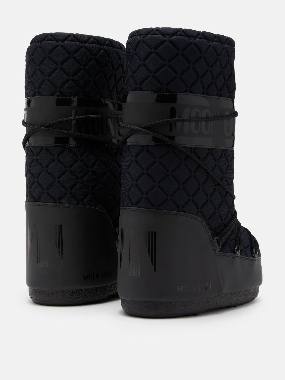 Moon Boot ICON QUILT NERO Pezzi Unici