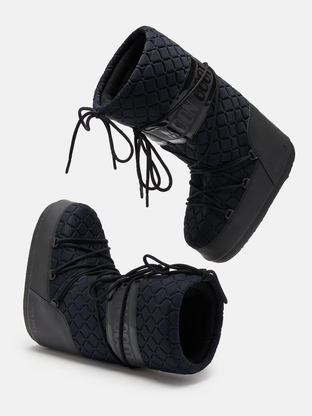 Moon Boot ICON QUILT NERO Pezzi Unici