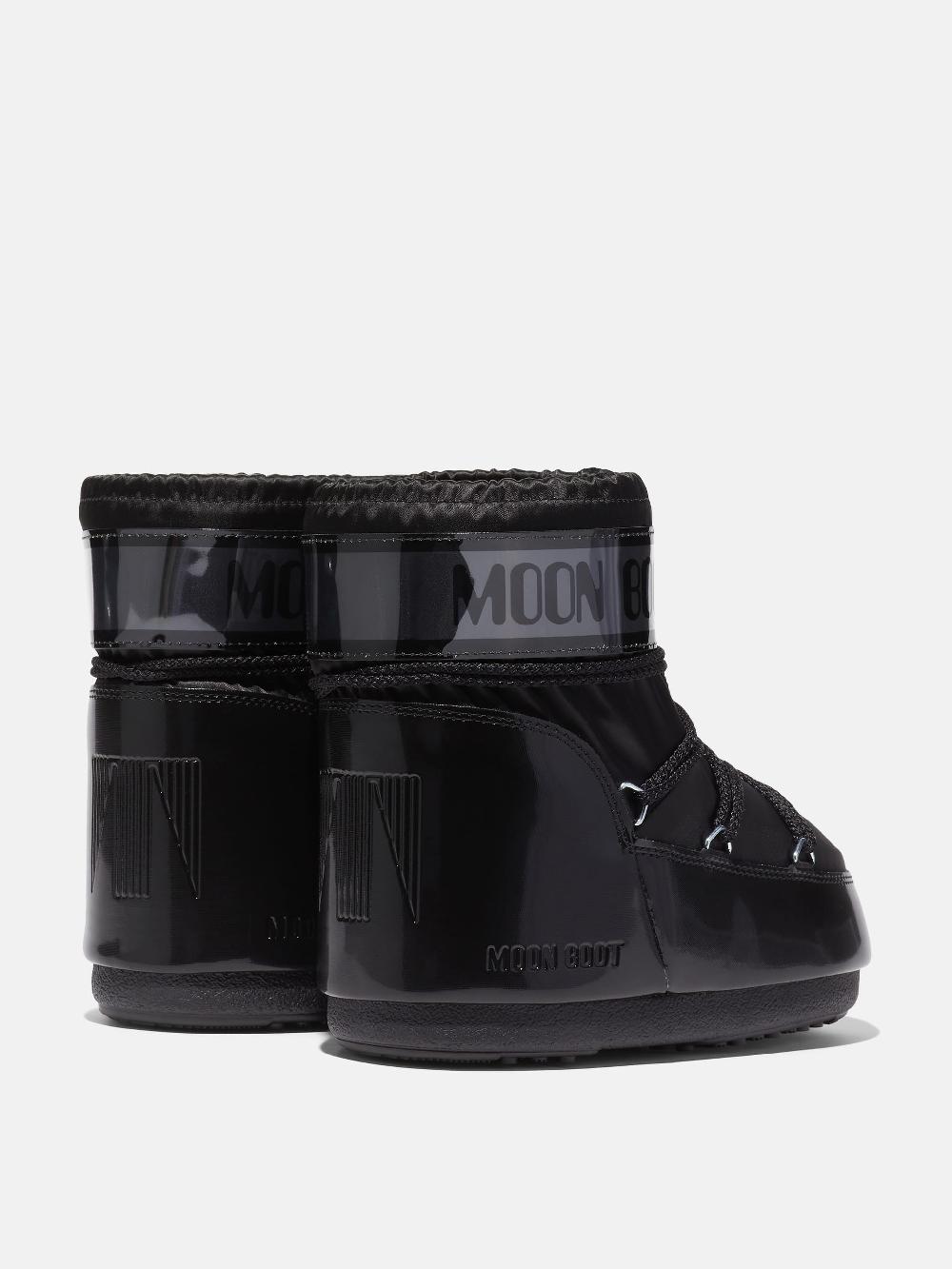 Moon Boot ICON LOW GLANCE NERO IN RASO Fino Al -60%