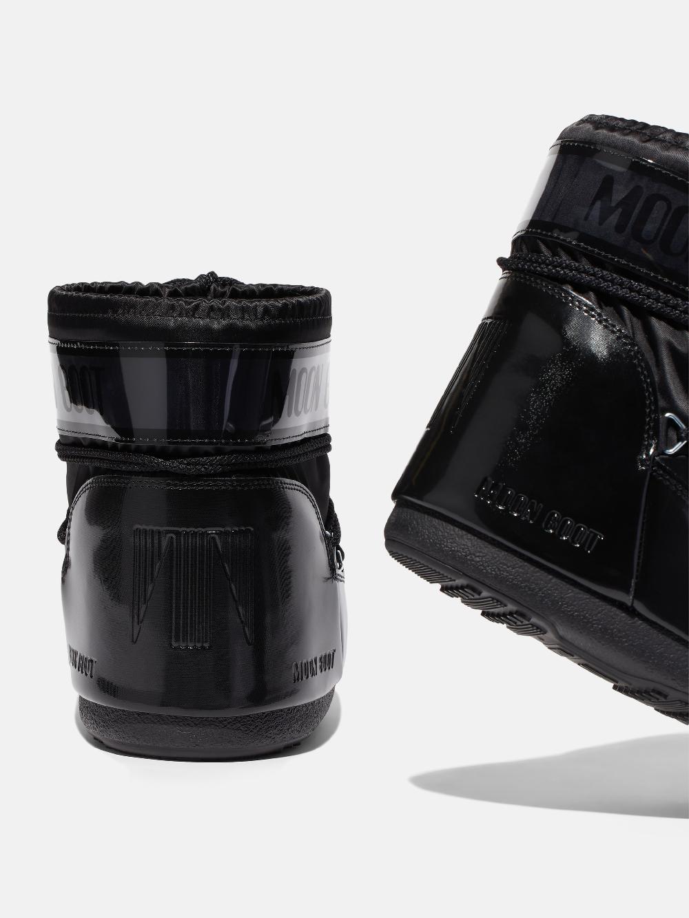 Moon Boot ICON LOW GLANCE NERO IN RASO Fino Al -60%