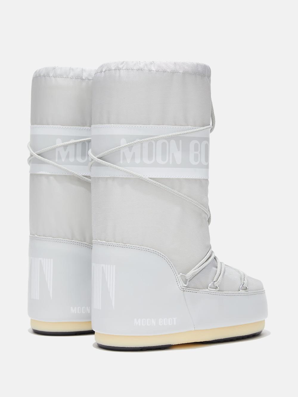Moon Boot ICON GRIGIO IN NYLON Sottocosto