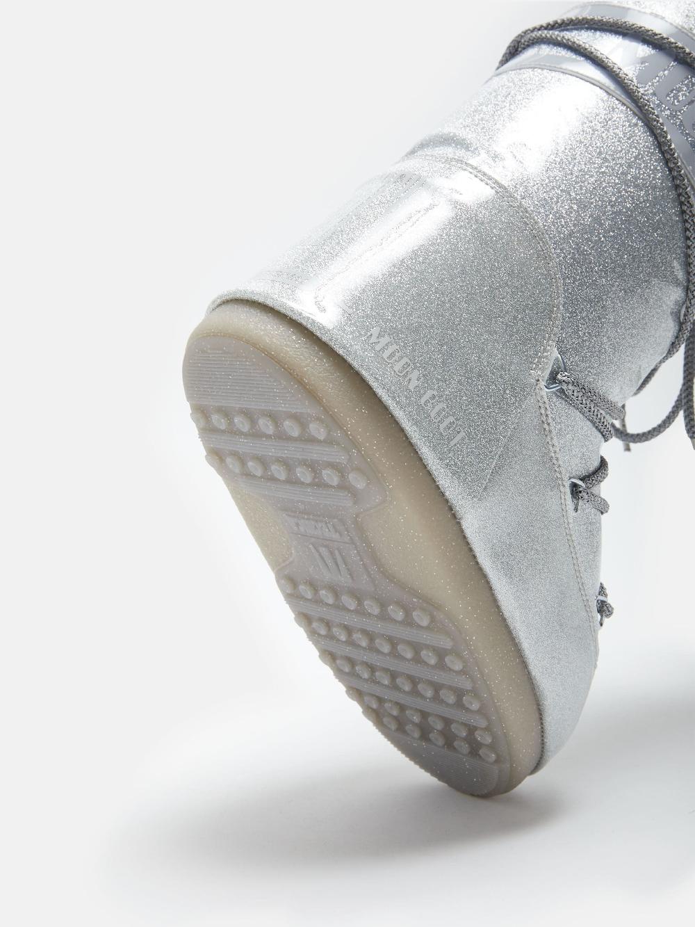 Moon Boot ICON GLITTER ARGENTO Offerta
