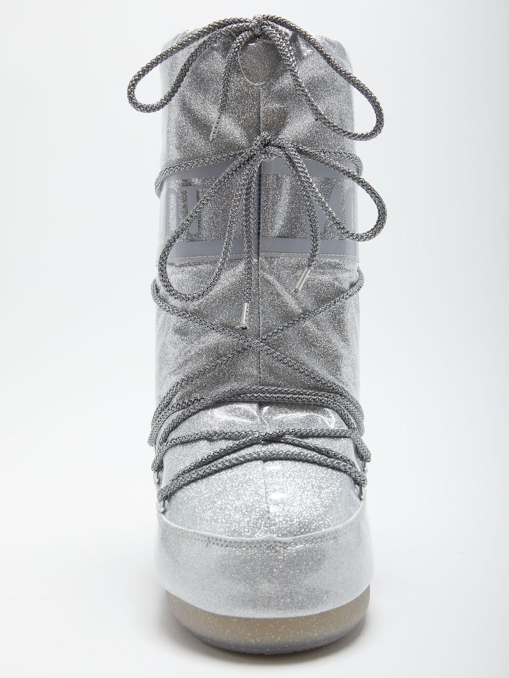 Moon Boot ICON GLITTER ARGENTO Offerta