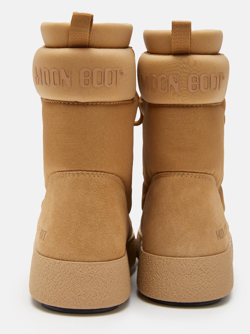 Moon Boot LTRACK COMBAT BOOT BEIGE Vendita Calda