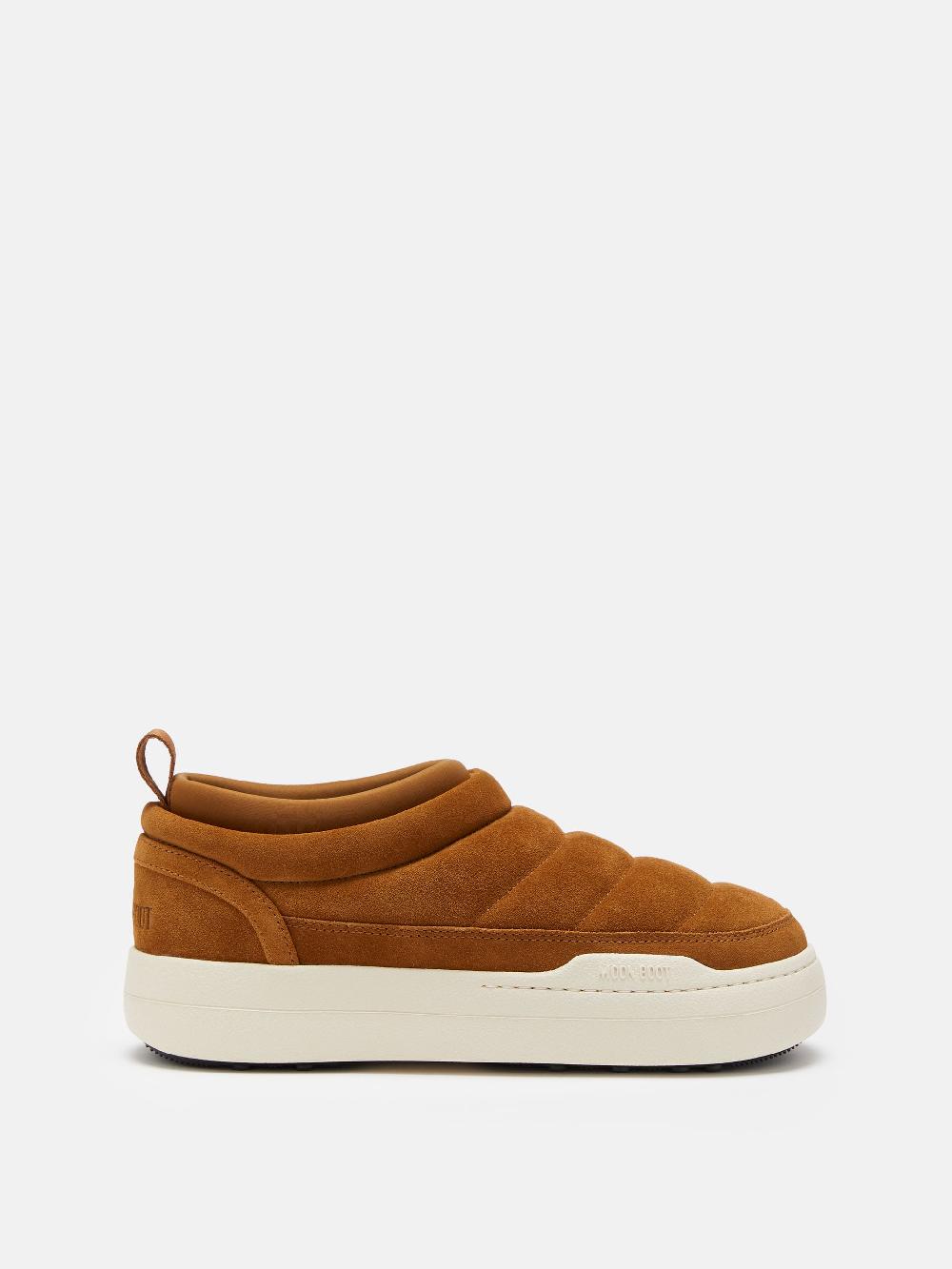 Moon Boot PARK SOFT COGNAC IN PELLE SCAMOSCIATA