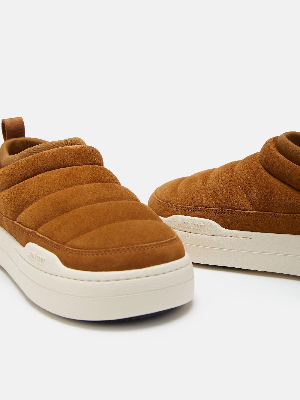 Moon Boot PARK SOFT COGNAC IN PELLE SCAMOSCIATA Negozio